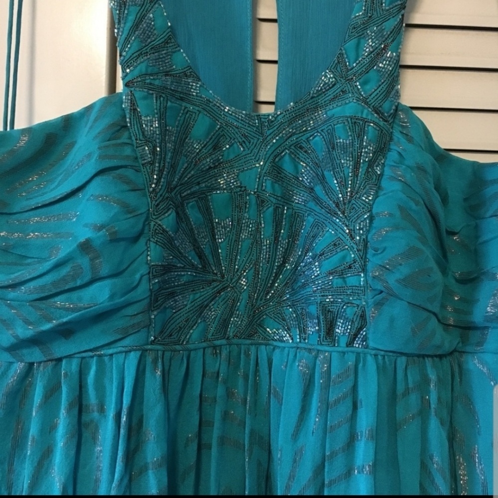 NWT! Nicole Miller Collection Beaded Maxi Dress
